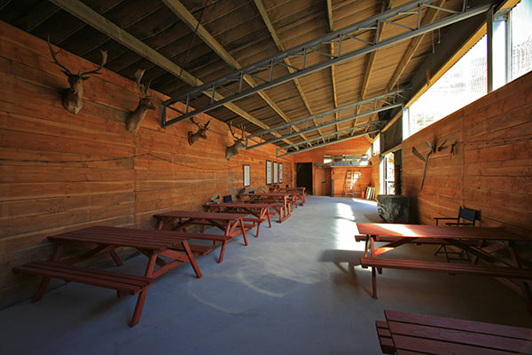 Skippers Canyon Conference Barn Inside